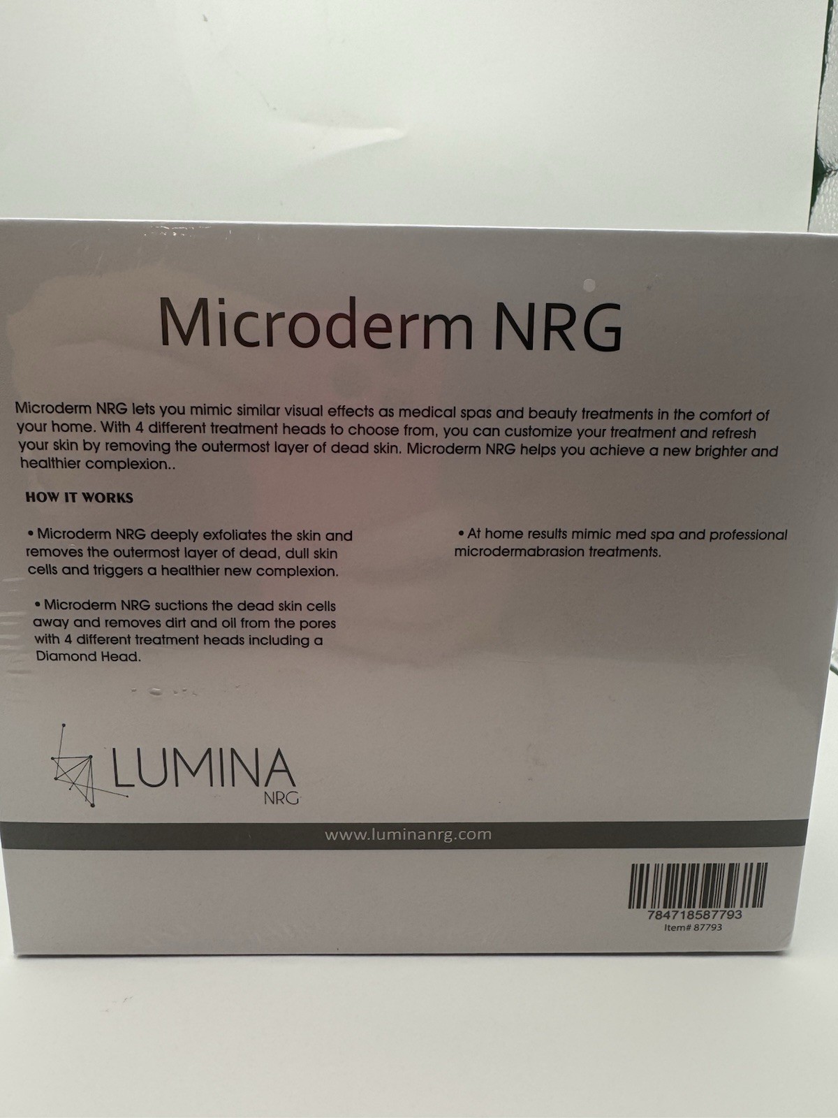 NEW Lumina NRG Microderm Kit Sealed
