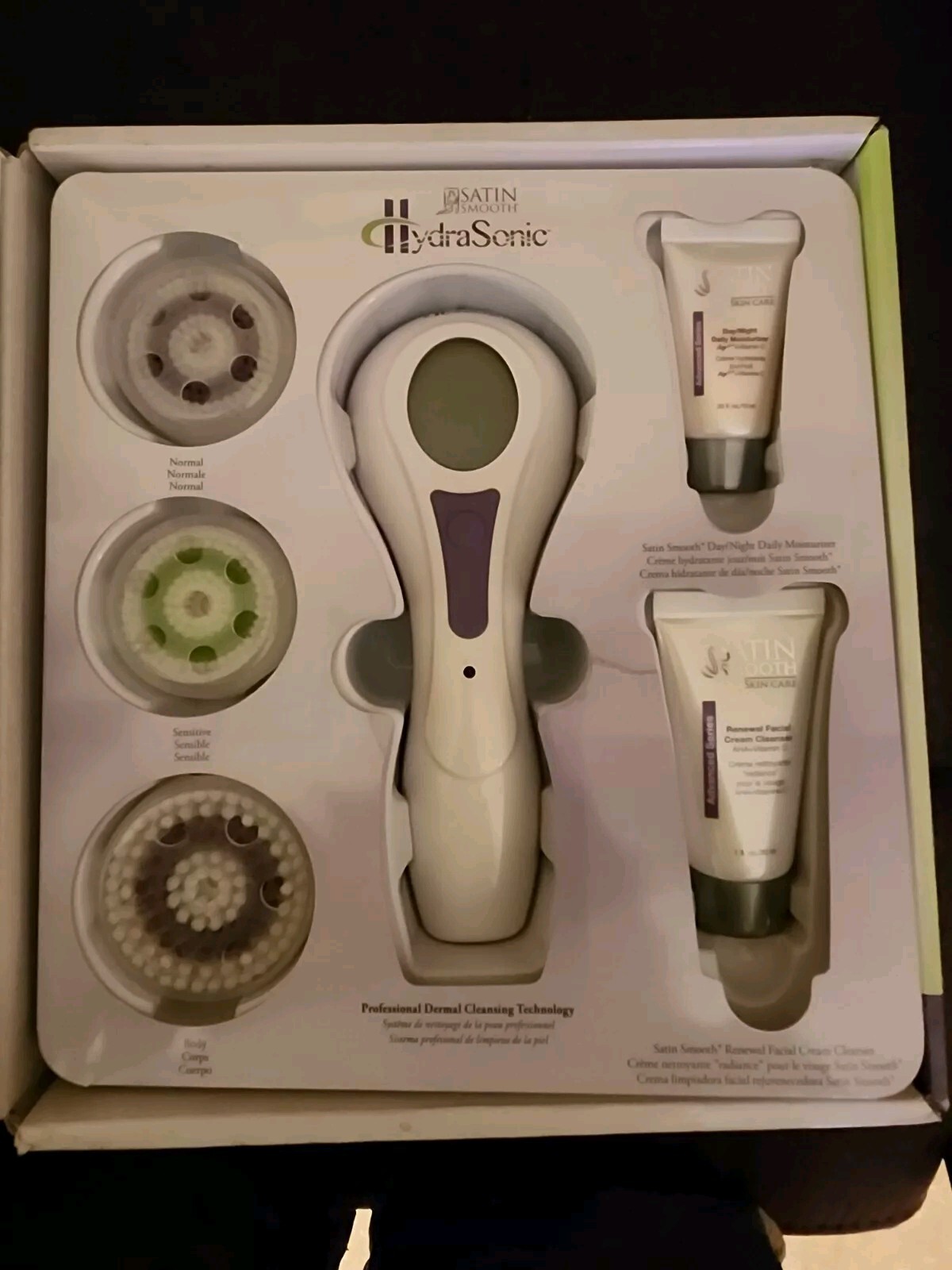 SATIN SILK HYDRASONIC PROFESSIONAL DERMAL CLEANSING TECHNOLOGY NOB –