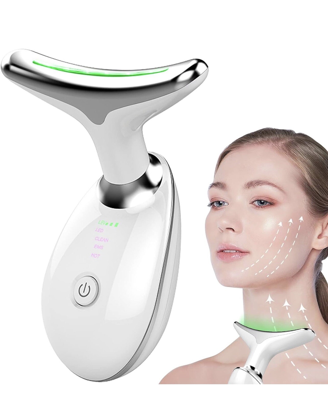 Microglow Handset, Face Lift Device, Skin Beauty Device for Face Massager