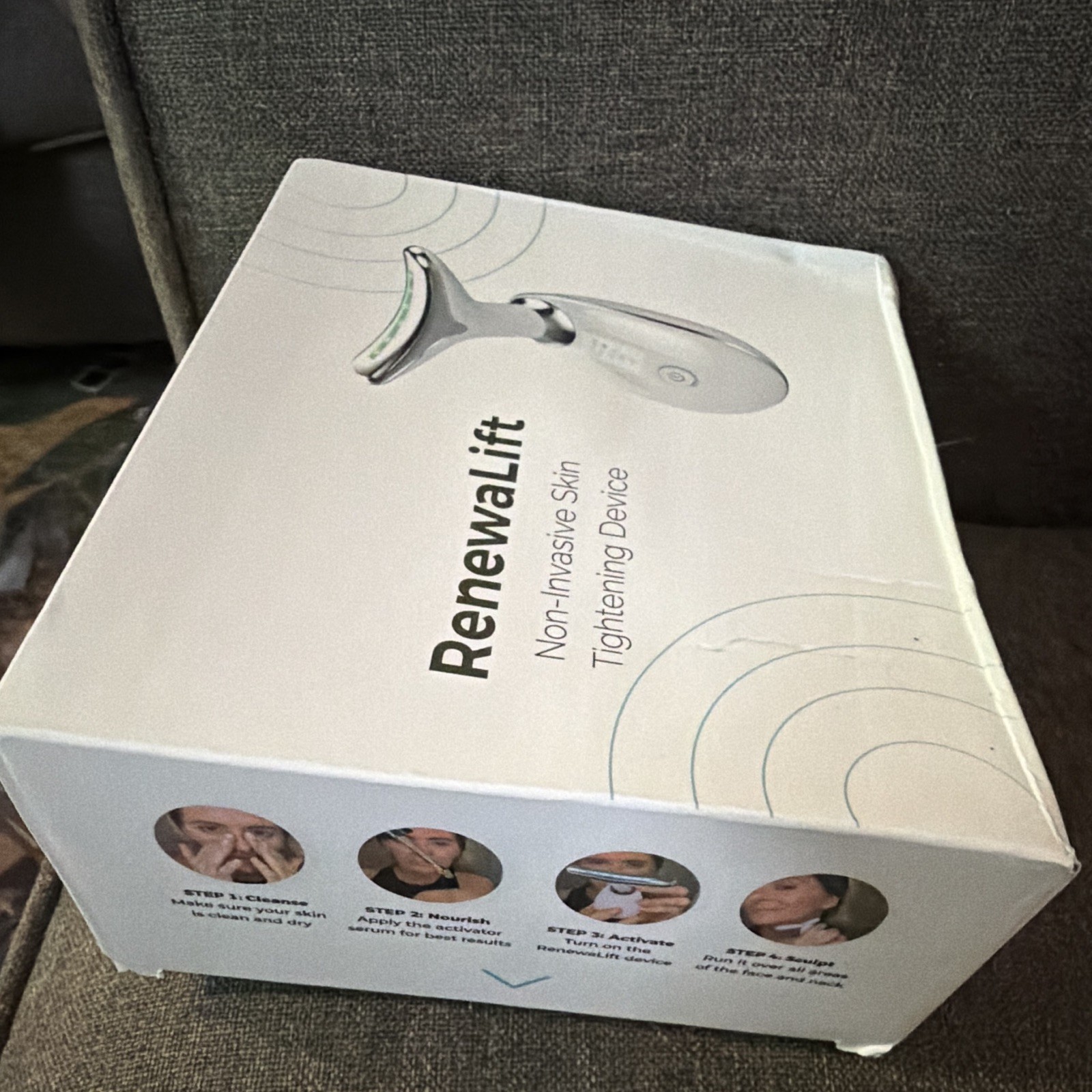Renewalift Non-Invasive Skin Tightening Device for Wrinkles, Battery Powered