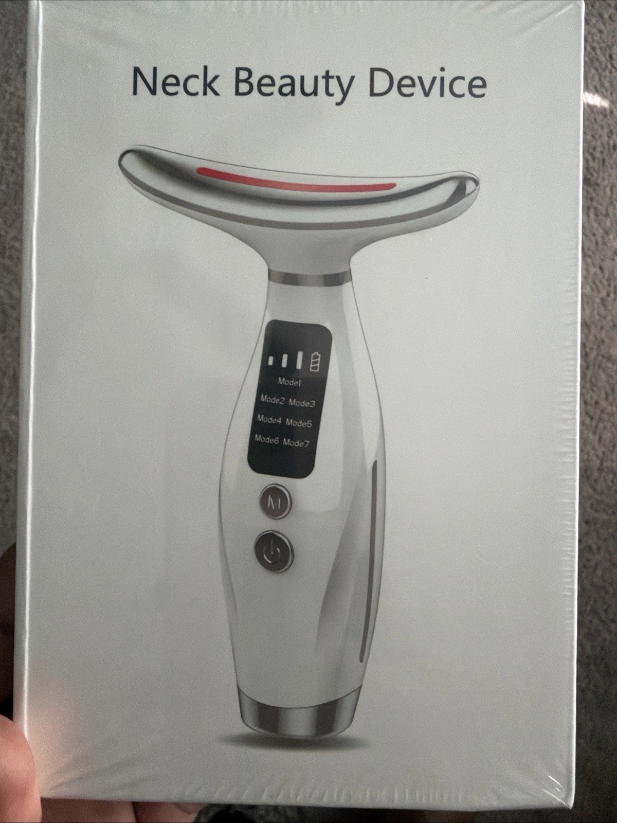 Neck Beauty Devise – Light Therapy Lifting Lifting, Heat & Vibration Firming NIB