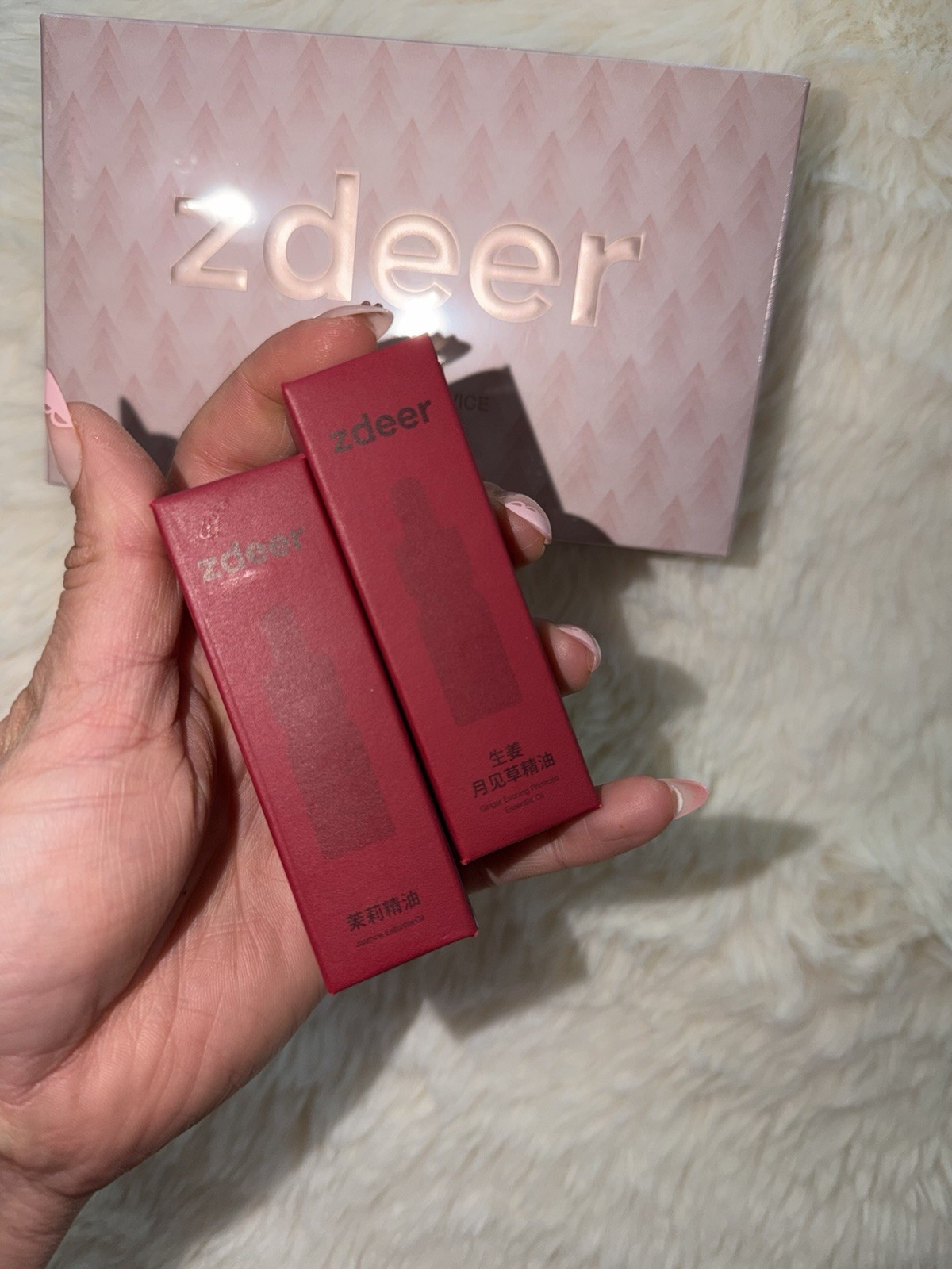 zdeer Facial Care Device Set Pink Facial Skin Treatment Tool