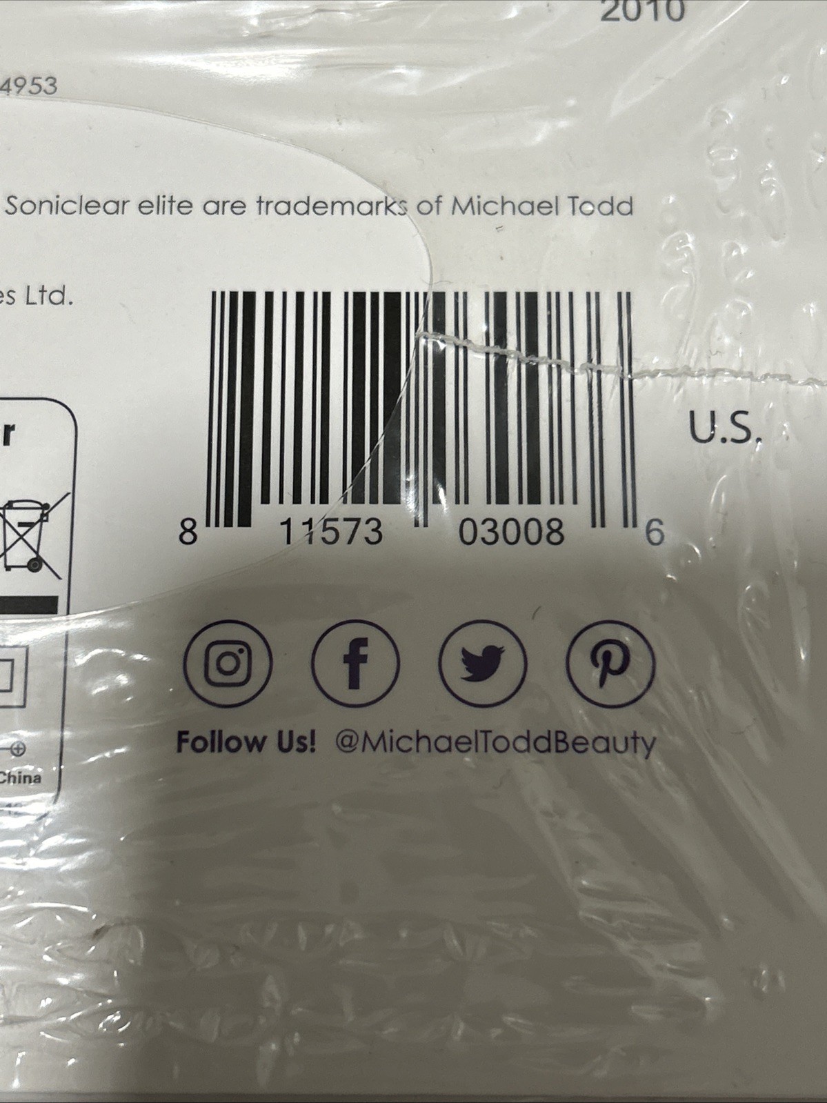 Michael Todd Beauty Soniclear Elite Antimicrobial Sonic Skin Cleansing System