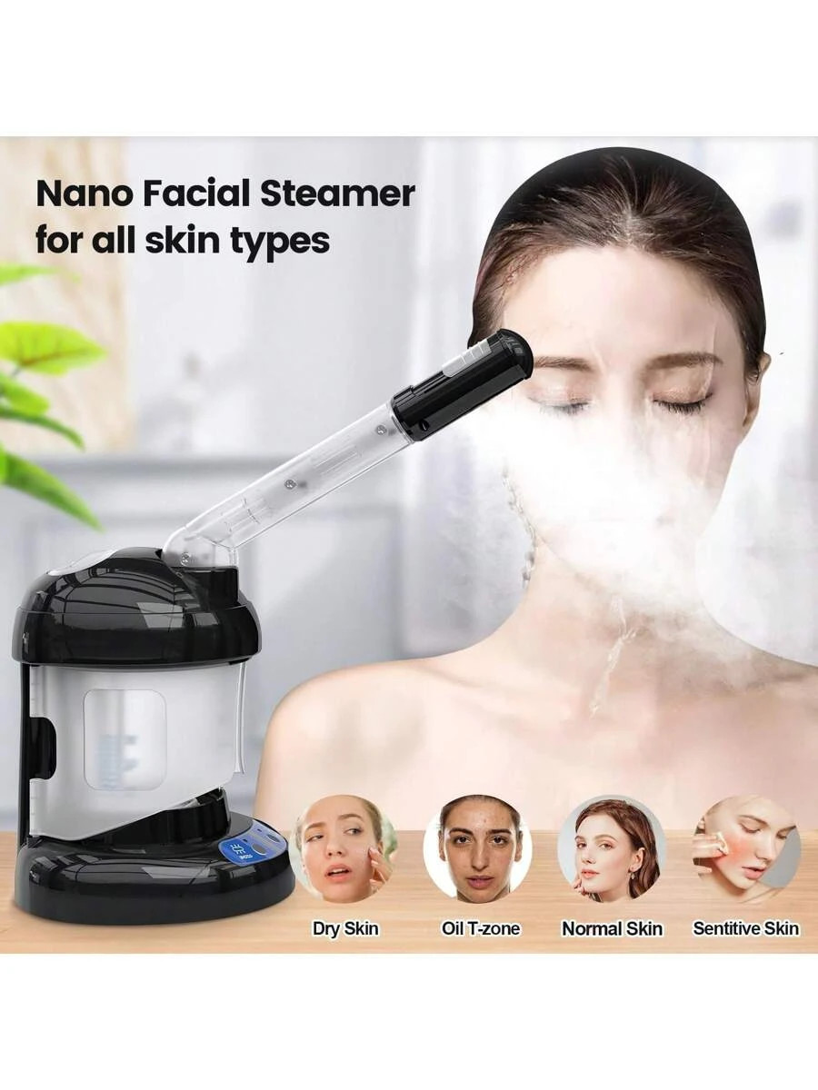 Ozone Nano Ionic Facial Steamer Extendable Arm Home Salon