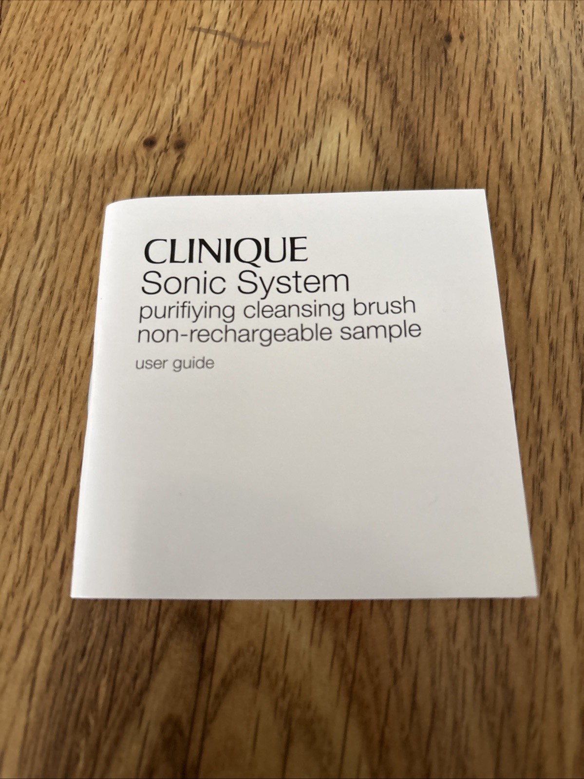 Clinique Sonic System Purifying Cleansing Brush Non Rechargeable Sample & Case