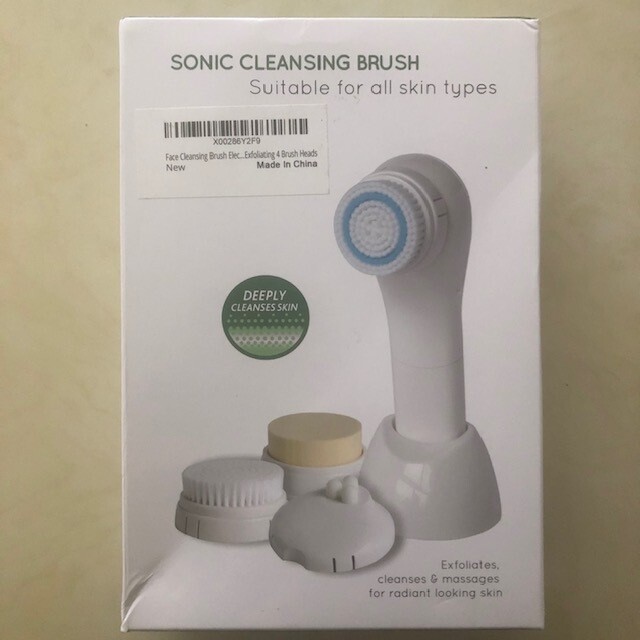 Face Cleansing Brush Electric Sonic Facial Cleansing Brush Waterproof Powered Fa