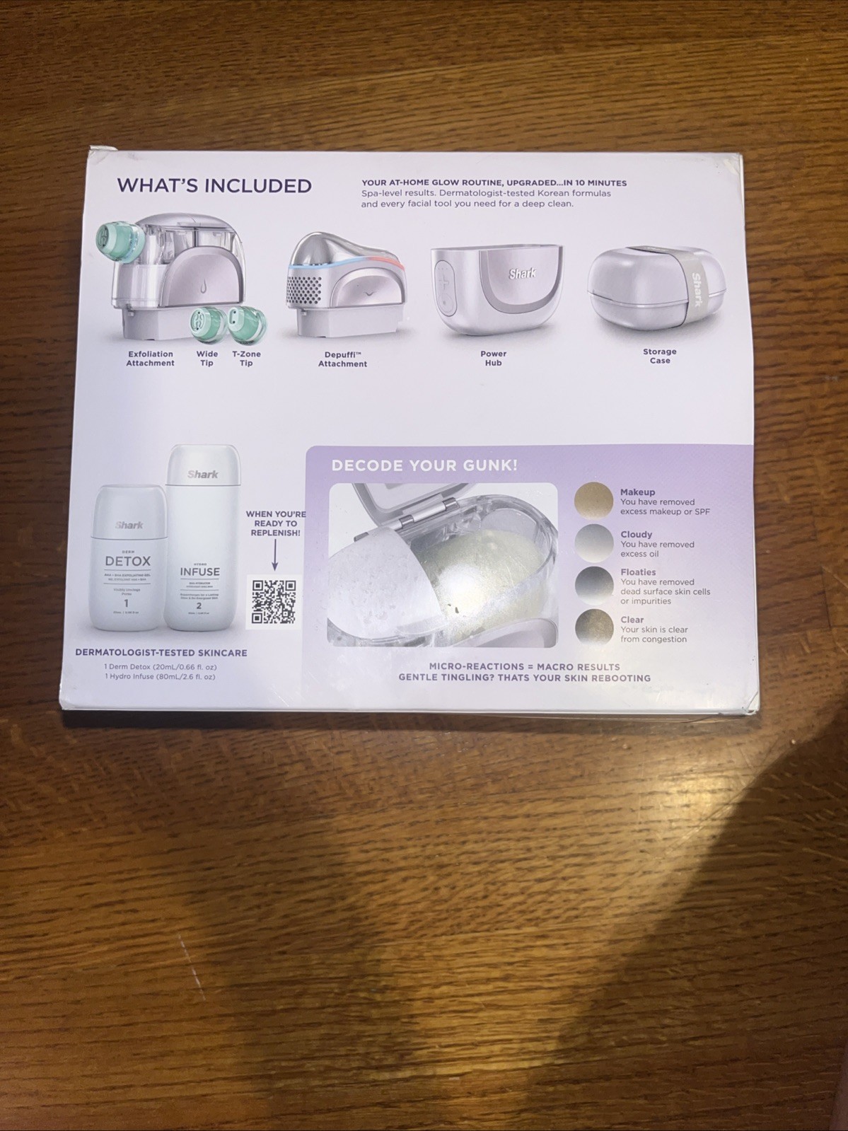 Shark Facial Pro Glow Extract, Hydrate & Depuff At Home For A Radiant Glow