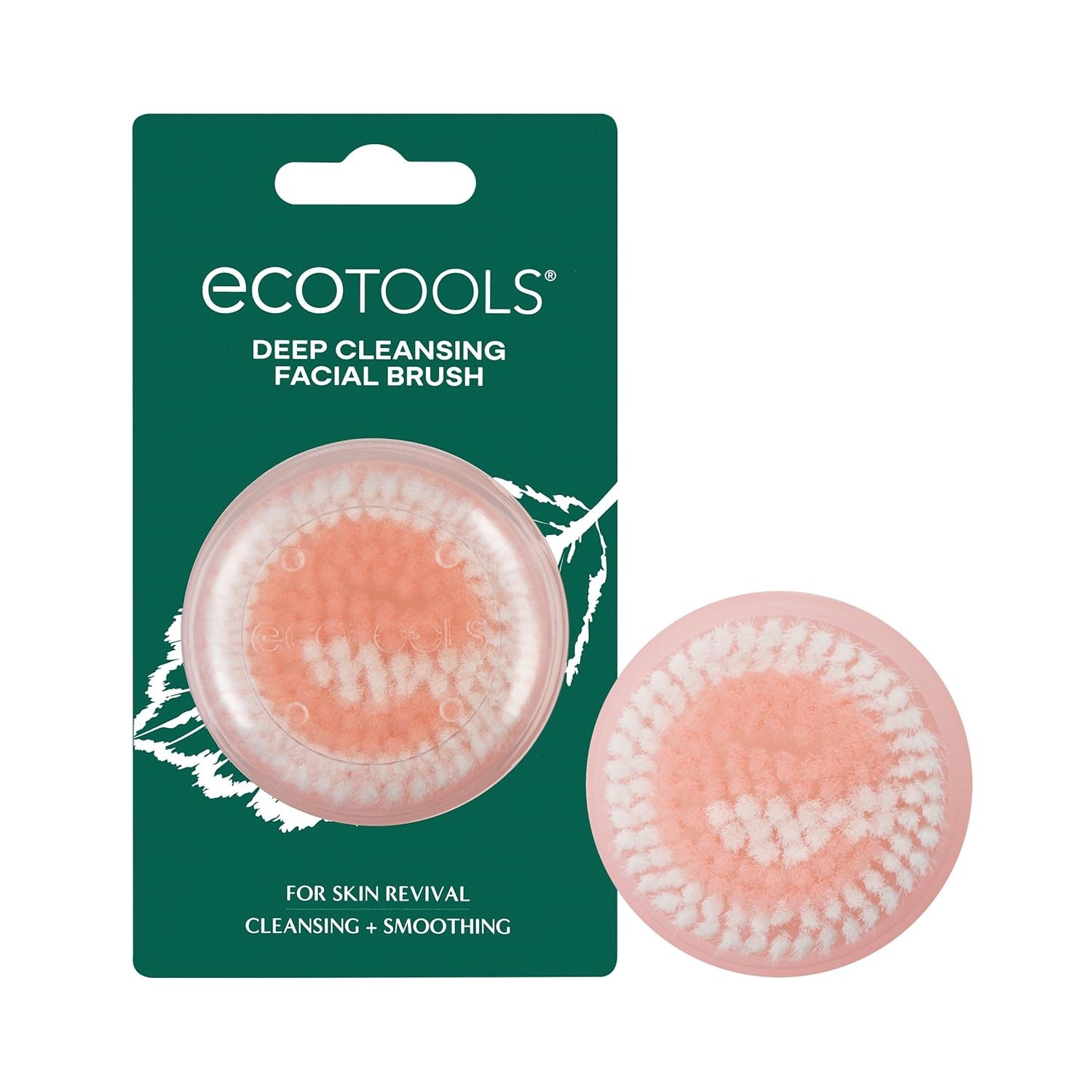 EcoTools Deep Cleansing Face Brush-Manual Exfoliate Makeup Dry Skin Eco-Friendly