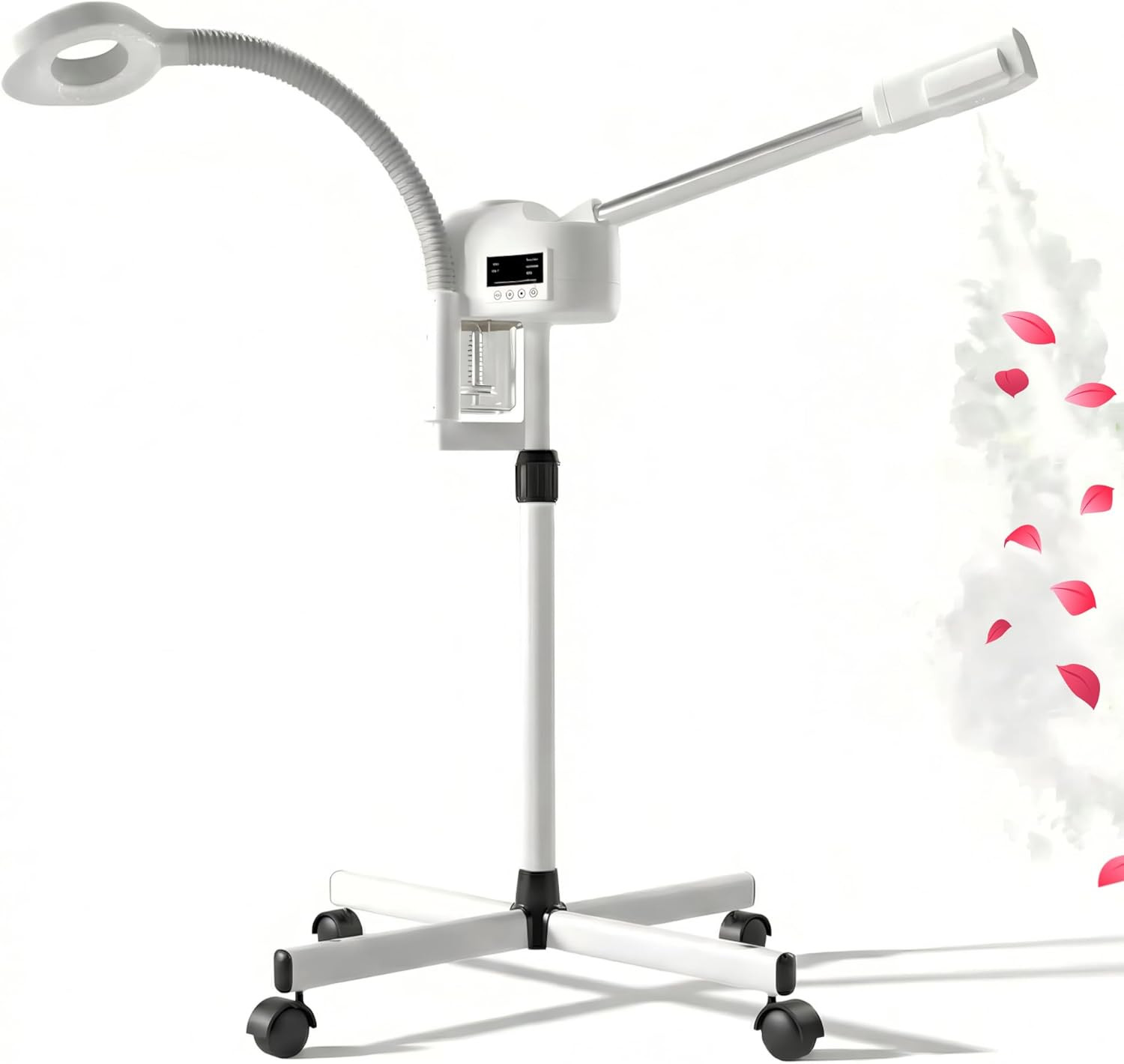 Facial Steamer Professional, Facial Steamer with Magnifying Lamp for Esthetician