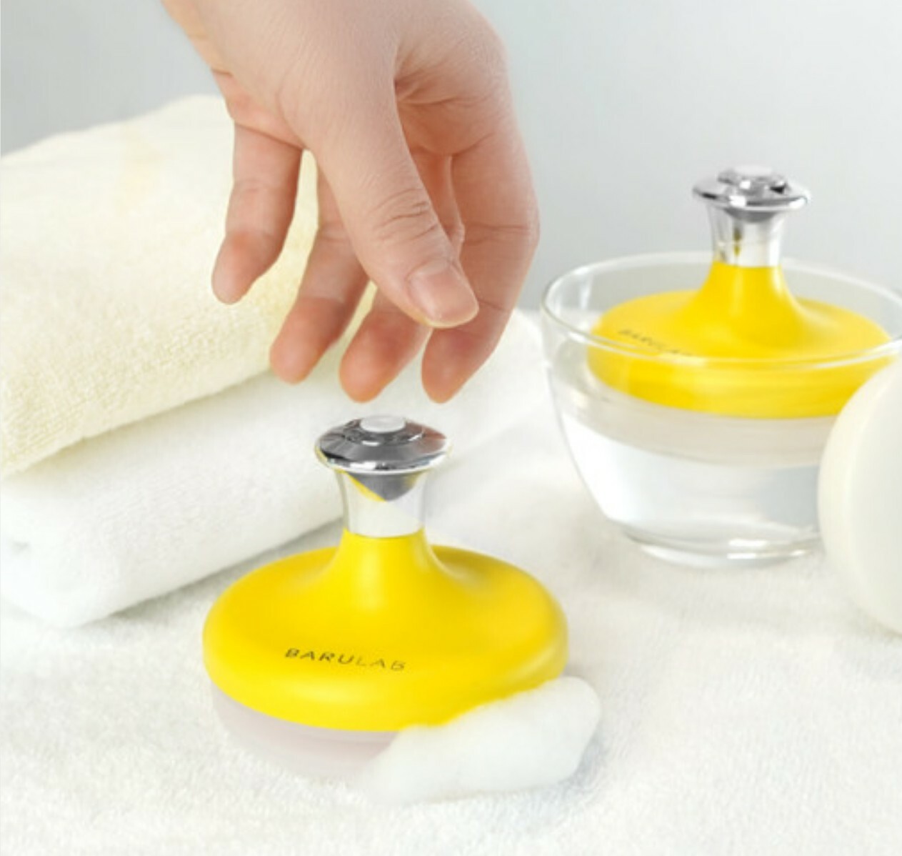 [BARULAB] ANTIBACTERIAL SILICON AIR BRUSH /Professional Skin Care