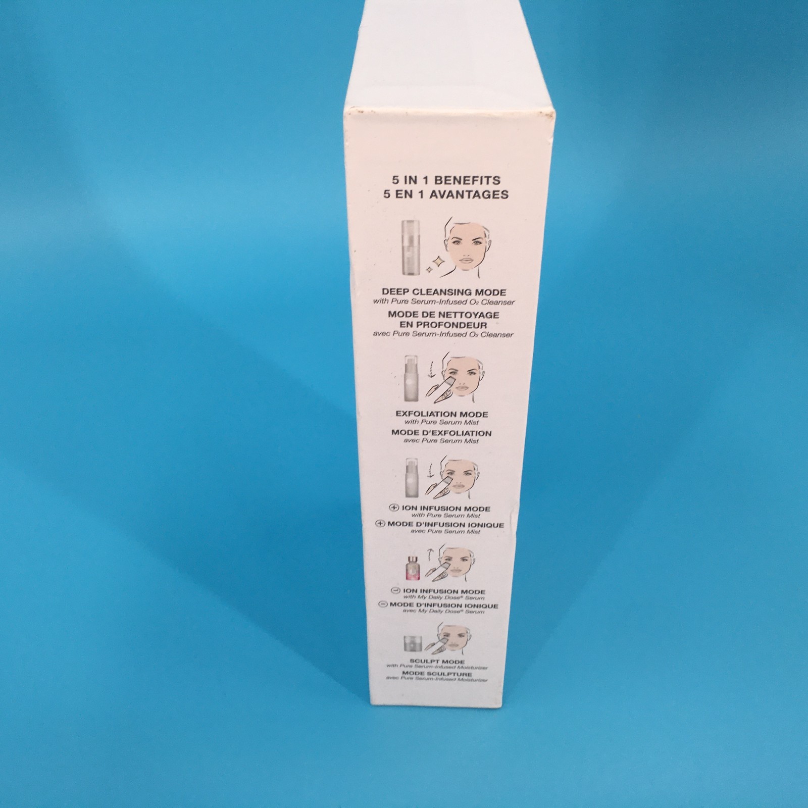 Skin Inc Deepcare Flash Facial Spatula 5-in-1 Ultrasonic Device
