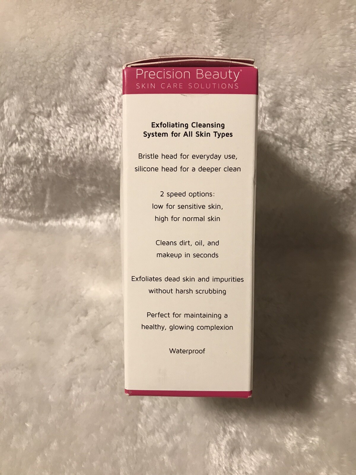 PRECISION BEAUTY EXFOLIATING CLEANSING SONIC FACIAL BRUSH BY SWISSCO.