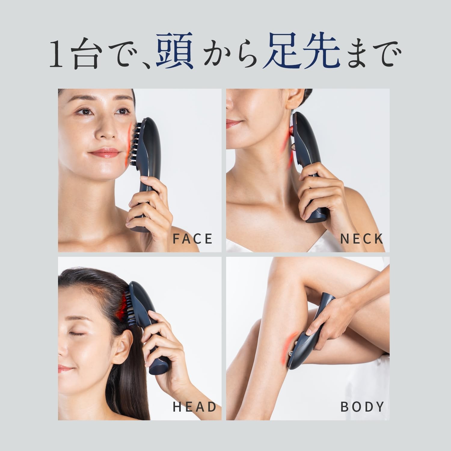 YA-MAN Hyper Face Lift Brush EMS Facial Scalp Body Device YJFD0L Japan