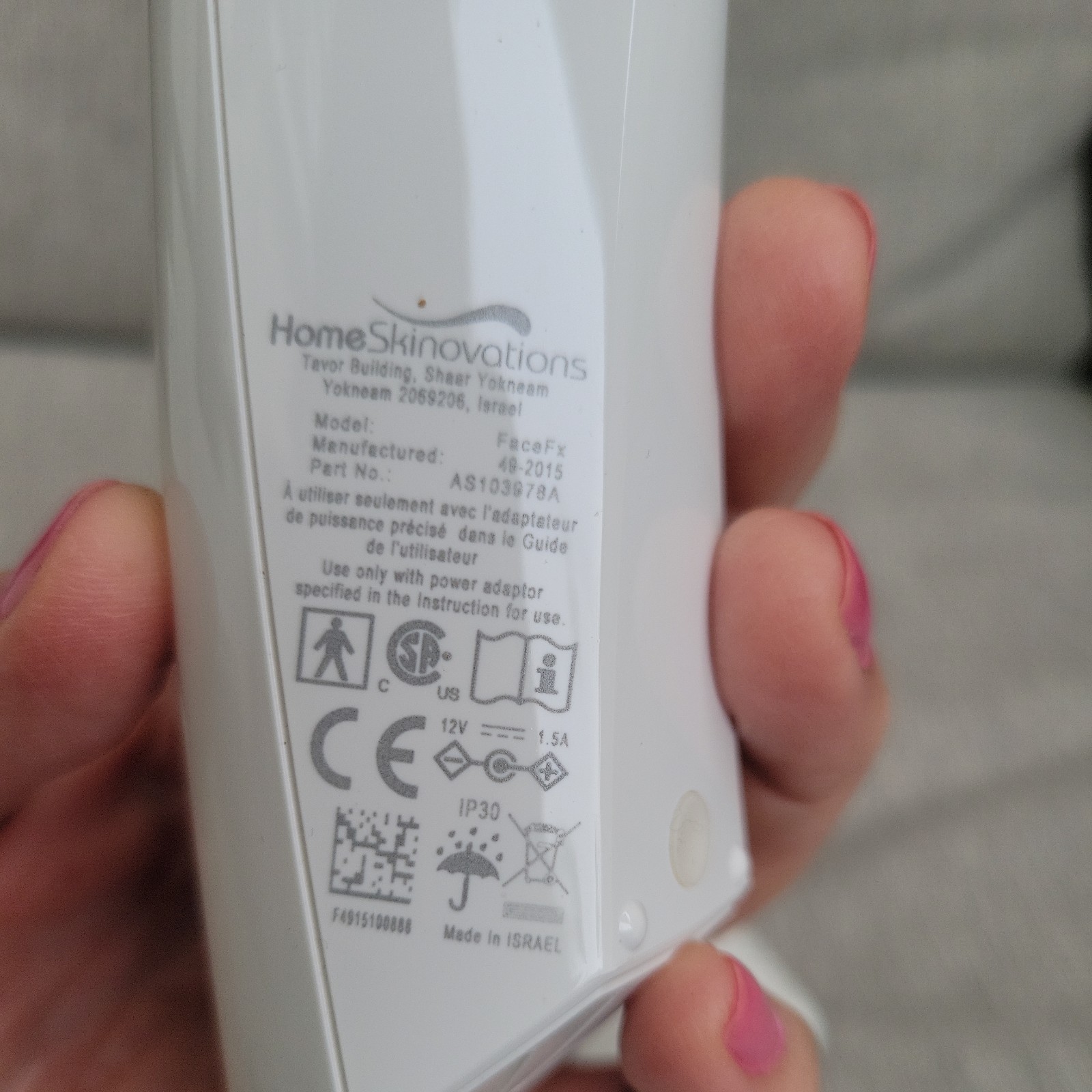 Silk’n FaceFX Facial Toning Device Age Reversing Radiant Heat Optical Energy