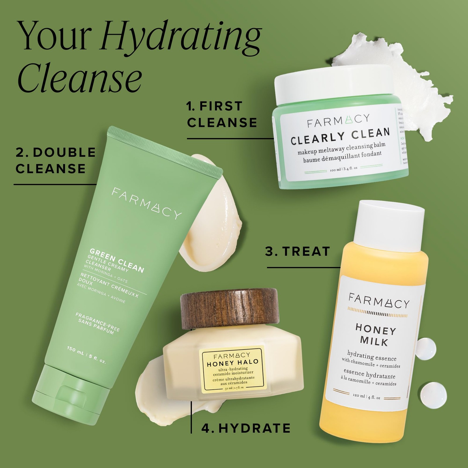 Farmacy Gentle Creamy Face Cleanser – Hydrating Facial 5 Fl Oz (Pack of 1)