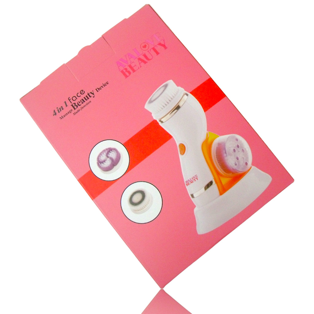 Electric “Face Cleaning Brush Set” Battery Powered Skin Exfoliating Facial Care