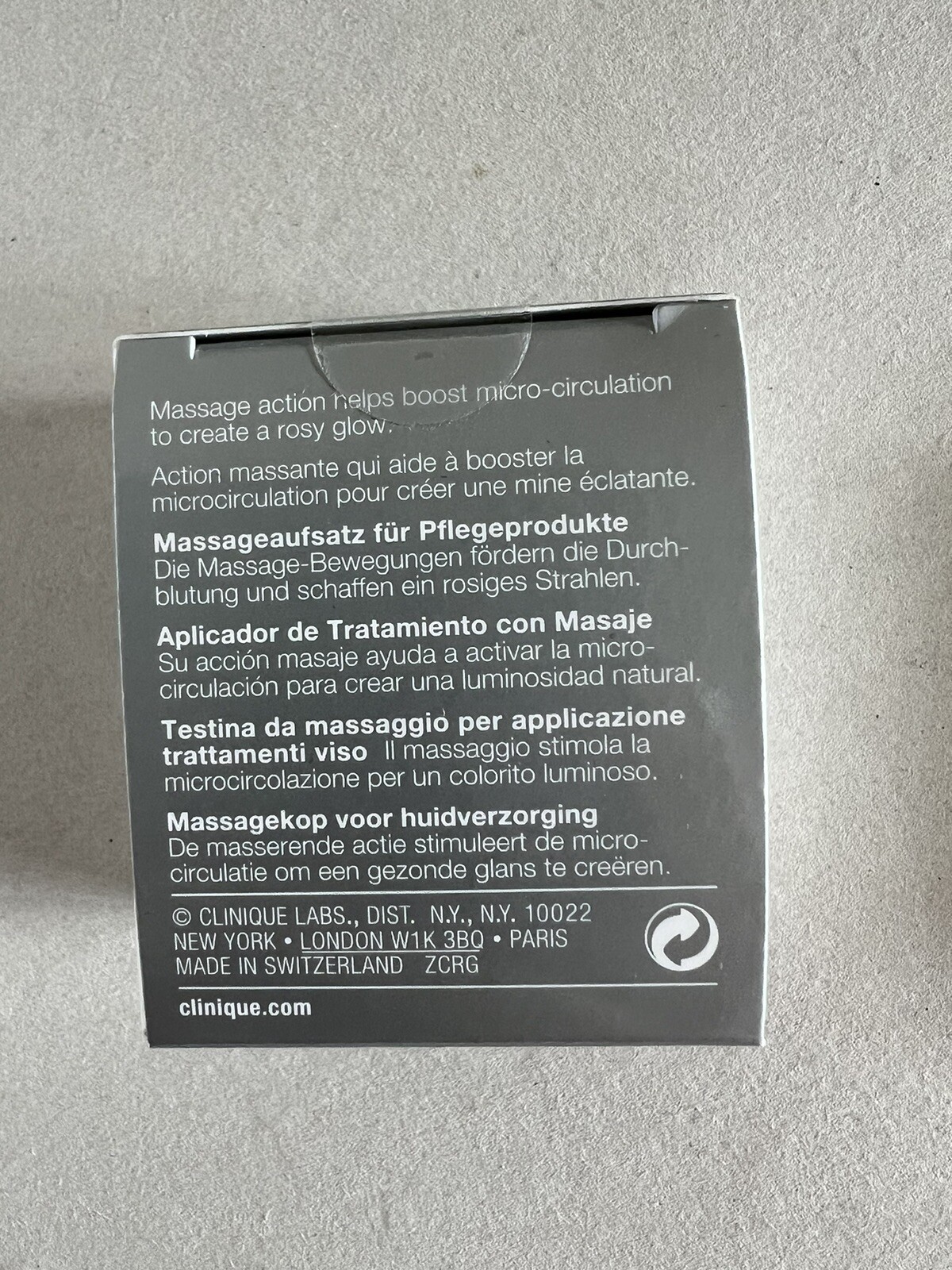 Clinique Sonic System Massaging Treatment Applicator / New With Box