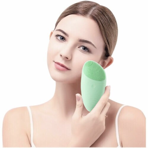 Silicone Facial Skin Facial Cleansing Massage Brush HM-7335