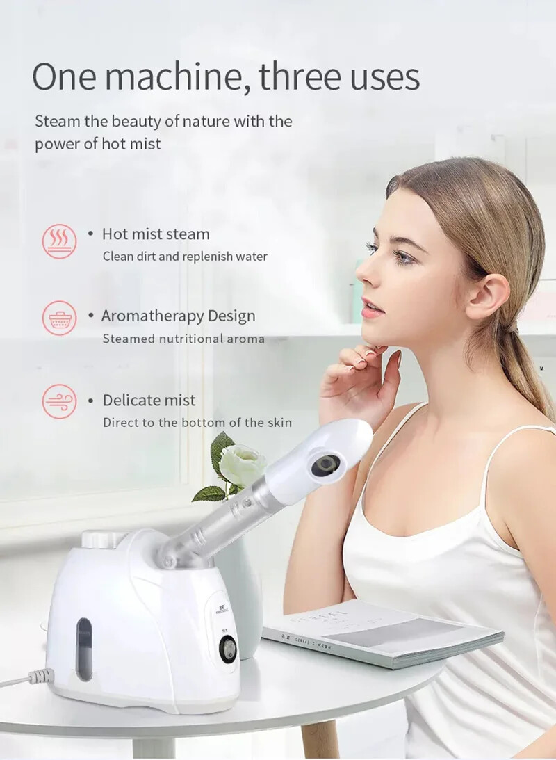 Facial Steam Face Warmer Mist Humidifier Facial Deep Cleaning Moisturize