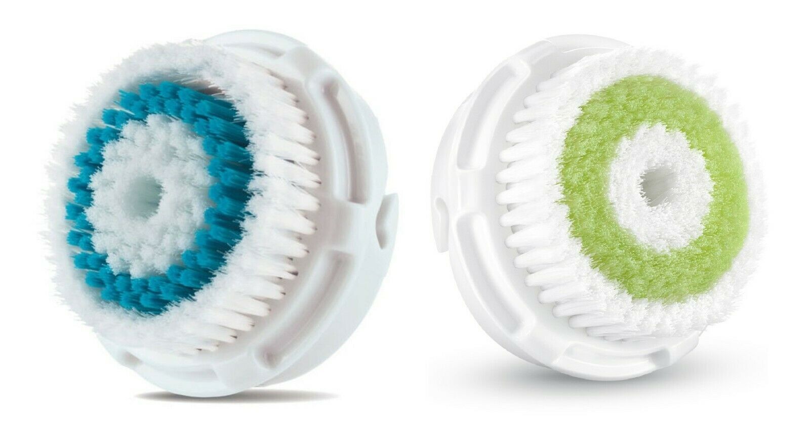 2 Acne + 2 Deep Pore Replacement Facial Brush Heads For Clarisonic Mia 1 2 3