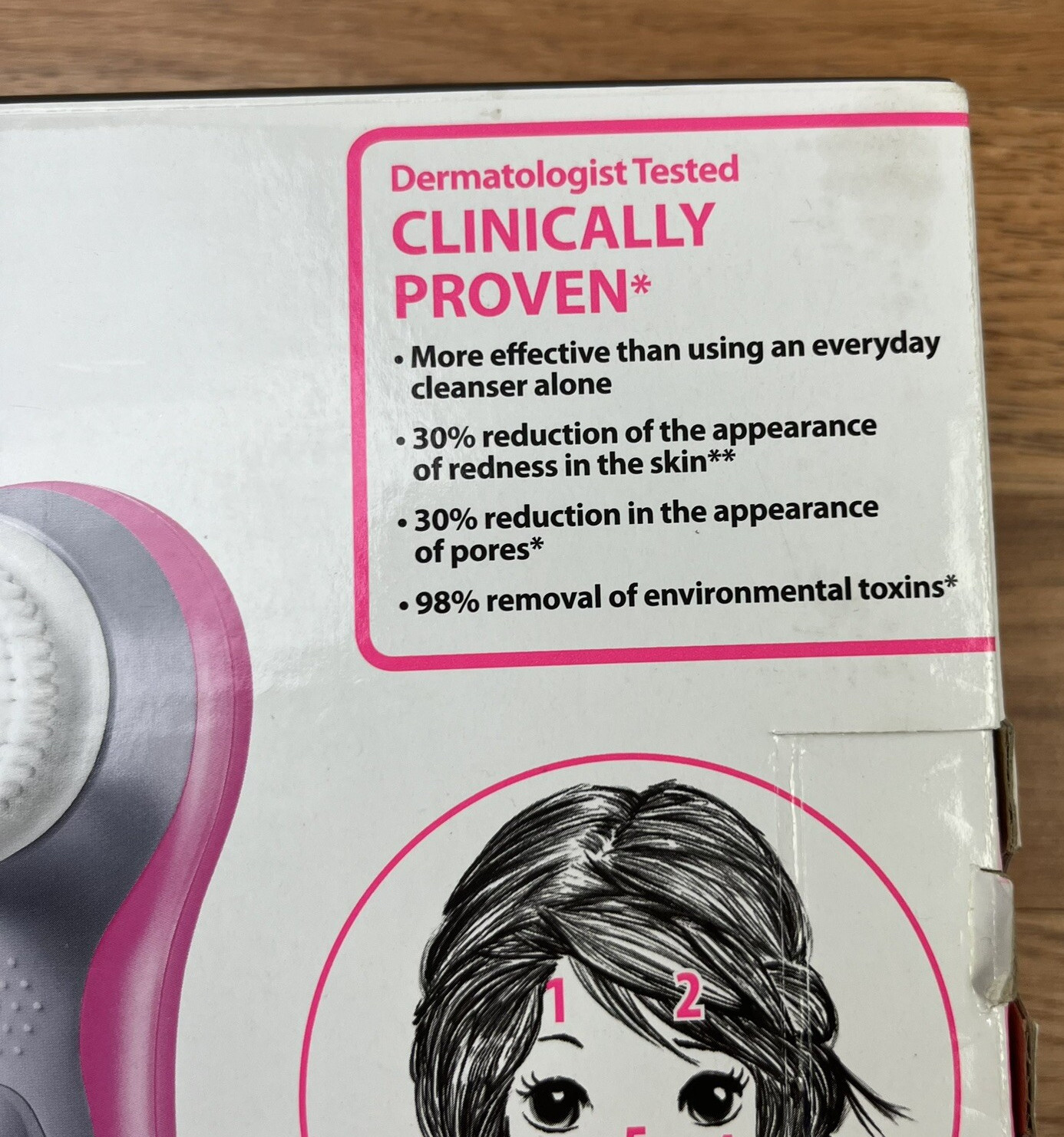 Conair Just Shine Justice Sonic Skincare Solution Cleansing Brush NEW