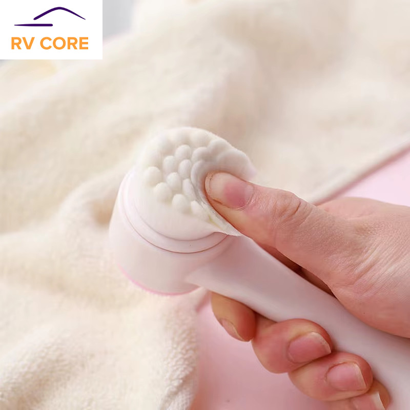 3D Double-Sided Silicone Facial Cleansing Brush – Manual Massage with Soft Brist