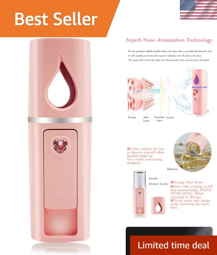 Portable Nano Facial Mister Mini Facial Steamer Atomization Eyelash Extension…