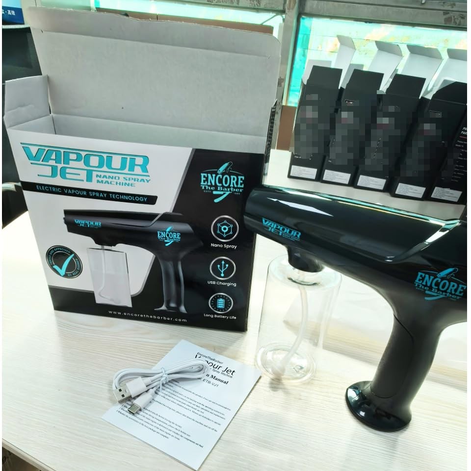 Barber Spray Bottle Vapour Jet Nano Machine Water, After-shave, Disinfect Mis…
