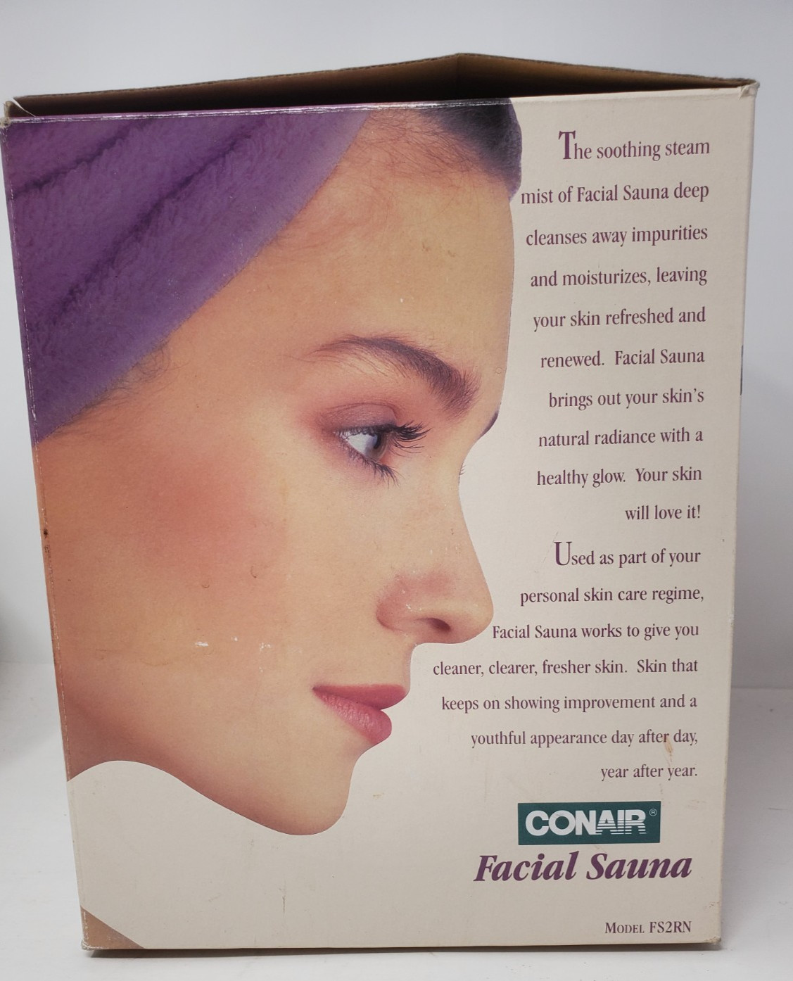 Conair Facial Sauna with Facial Cleansing Mist Model FS2RN NEW OPEN BOX