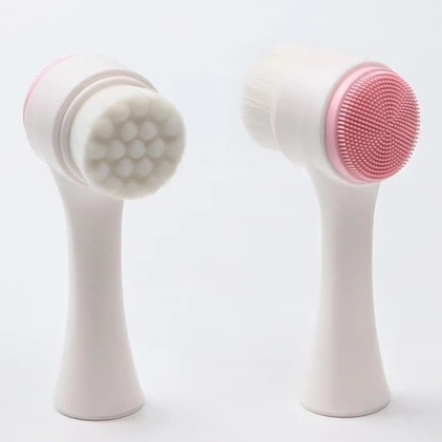 2 in 1 Silicone Face Facial Wash Brush Cleaner Cleanser Cleansing Massage