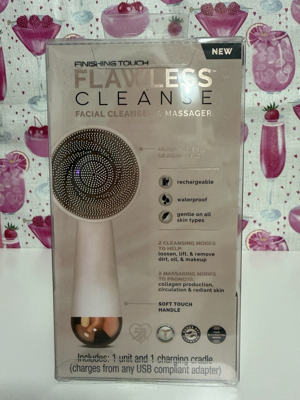 finishing touch flawless cleanse Facial Cleanser & Massager NEW IN BOX!