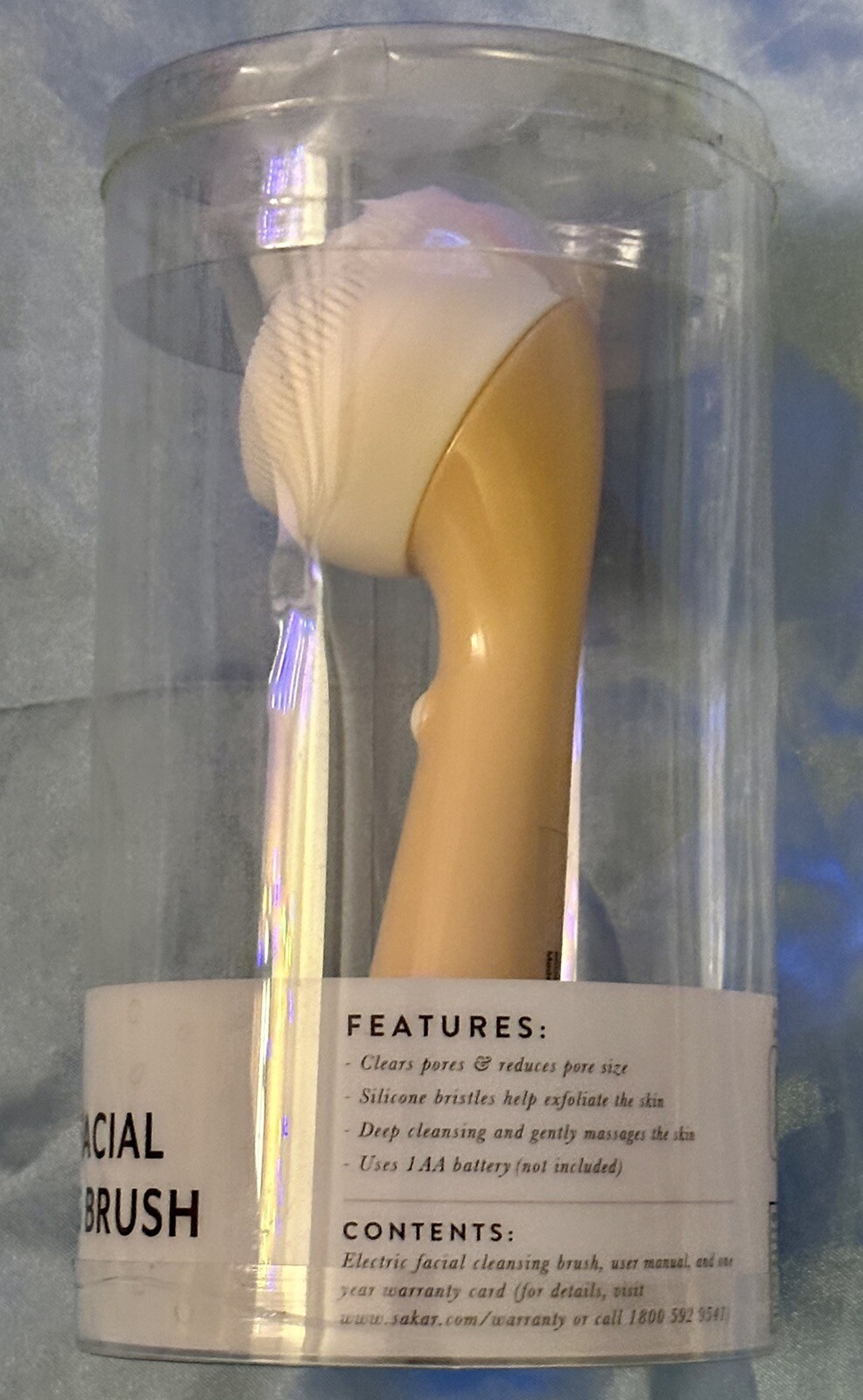 Electric Facial Cleansing Brush Device