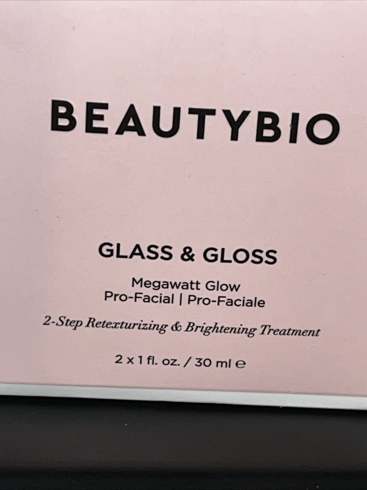 BeautyBio Glass and Gloss 2 Step Pro-Facial NIB