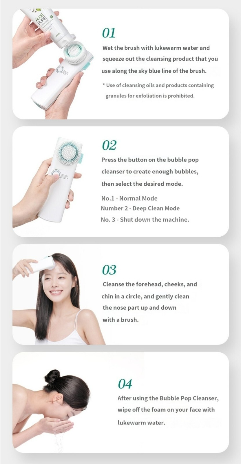 VANAV BUBBLE POP CLEANSER Deep Cleansing Device K Beauty