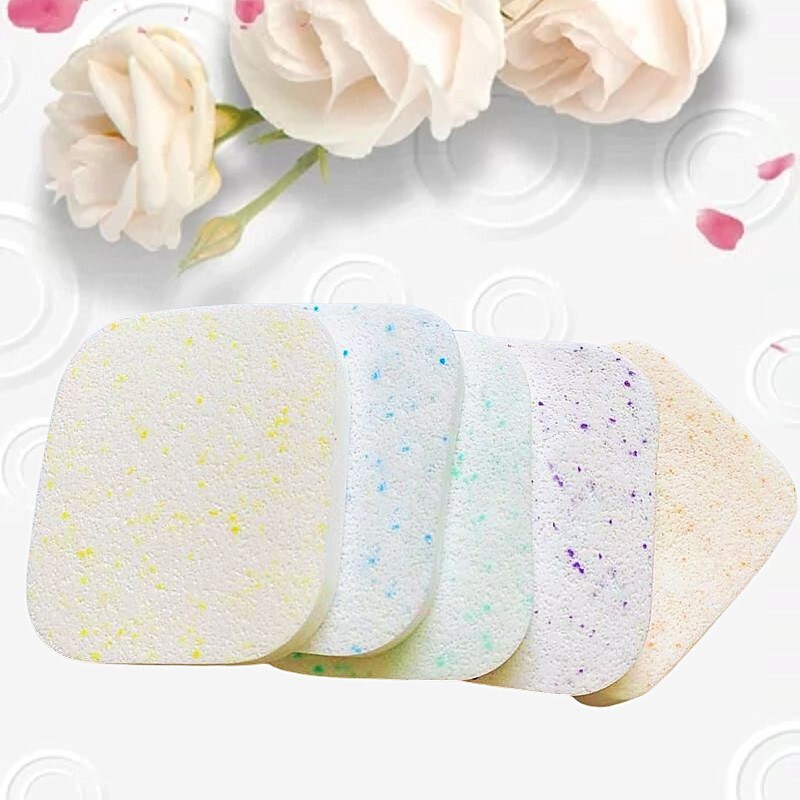 Cosmetic Facial Spa Sponges Makeup Remove Exfoliating Pad Puf Soft Facial Sponge