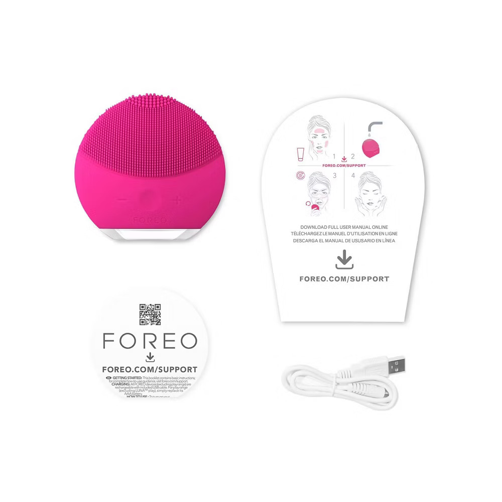FOREO LUNA mini 2 Silicone Dual-Sided Facial Cleansing Brush 8 Intensities