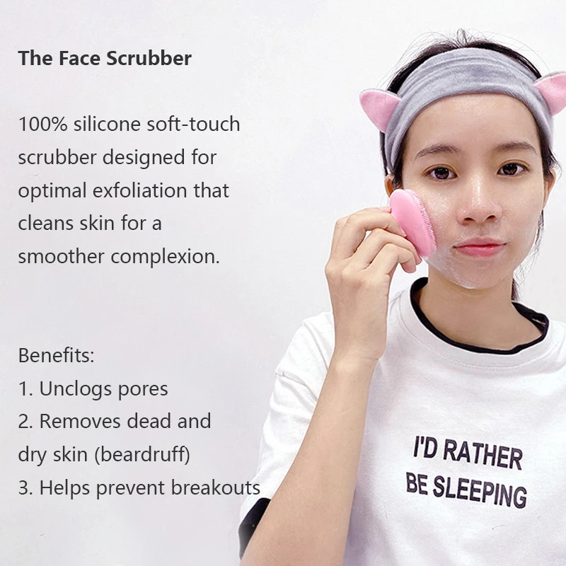 Silicone Face Cleansing Brush Washing Pad Exfoliating Blackhead Remover Facial D