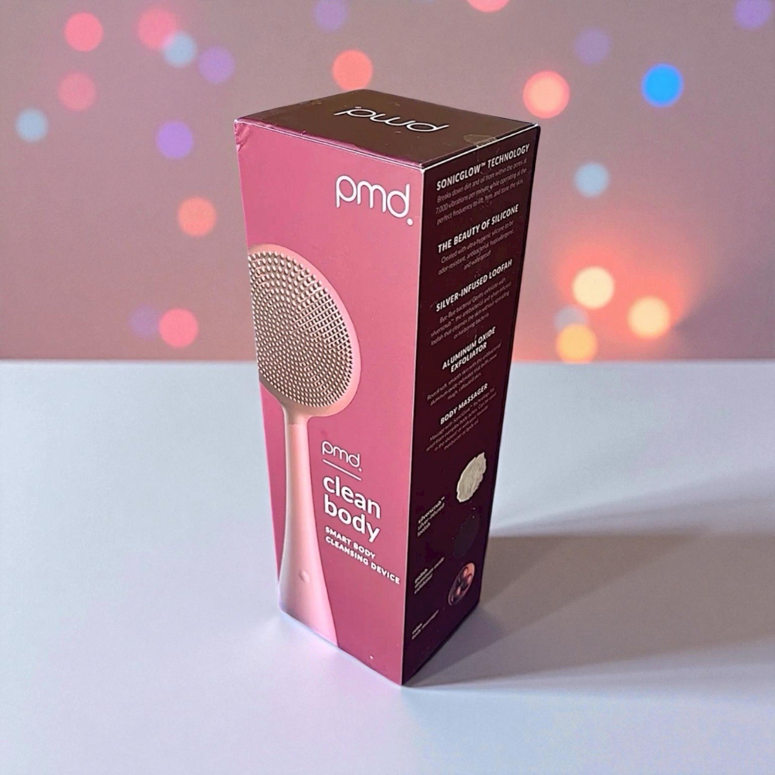 PMD Beauty Clean Body Smart Body Cleansing Device in Berry New In Box MSRP $159