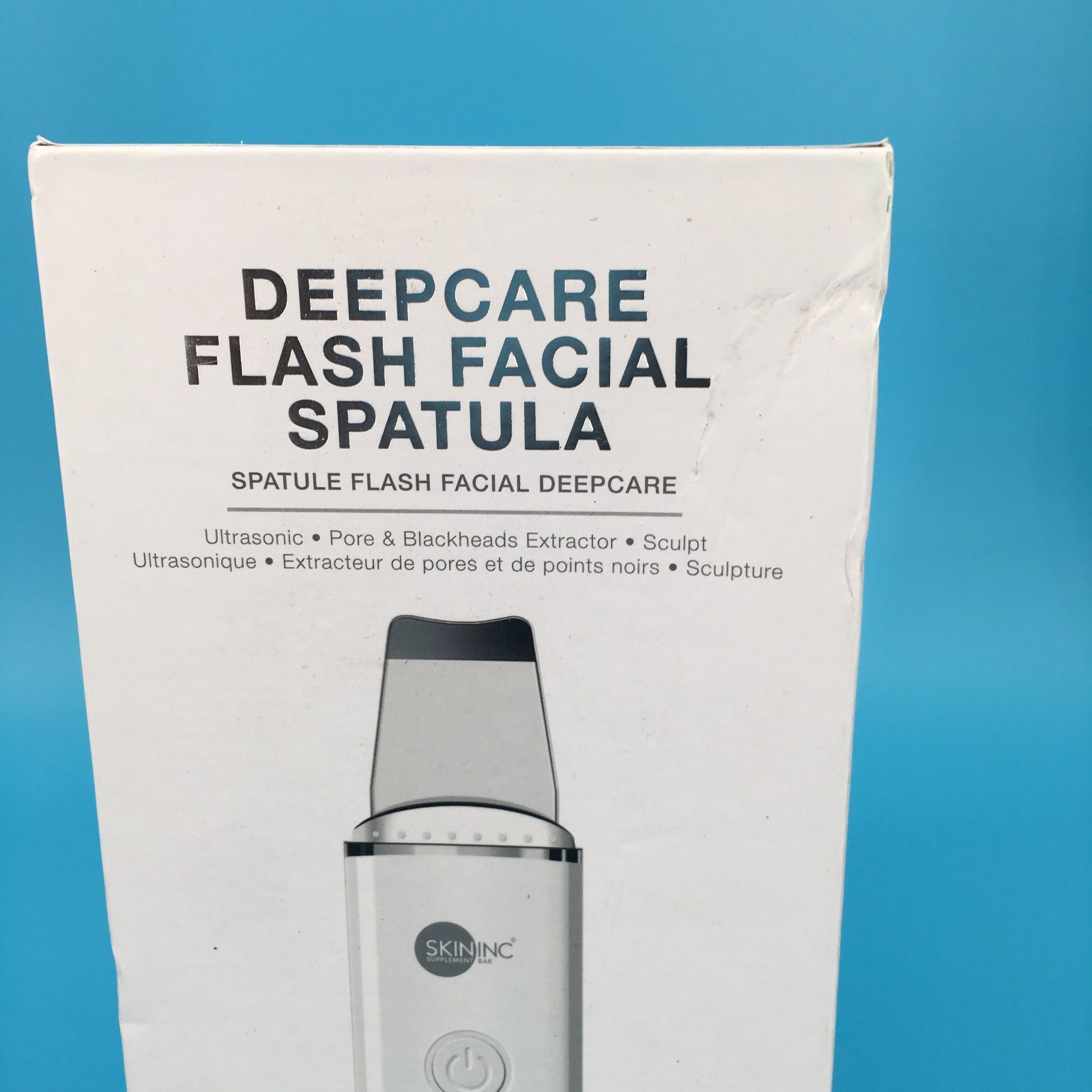 Skin Inc Deepcare Flash Facial Spatula 5-in-1 Ultrasonic Device