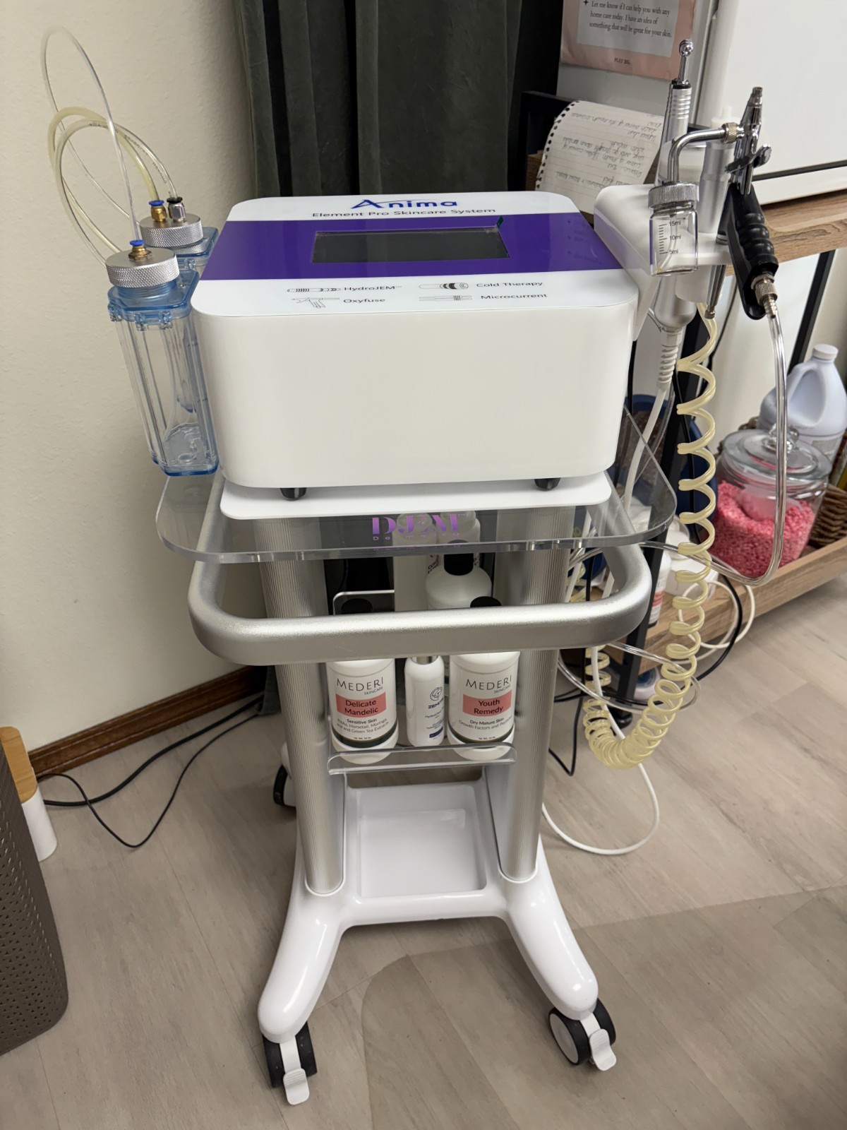 DermaJem Anima Element Pro Hydrodermabrasion Microcurrent Oxygen Cold Therapy