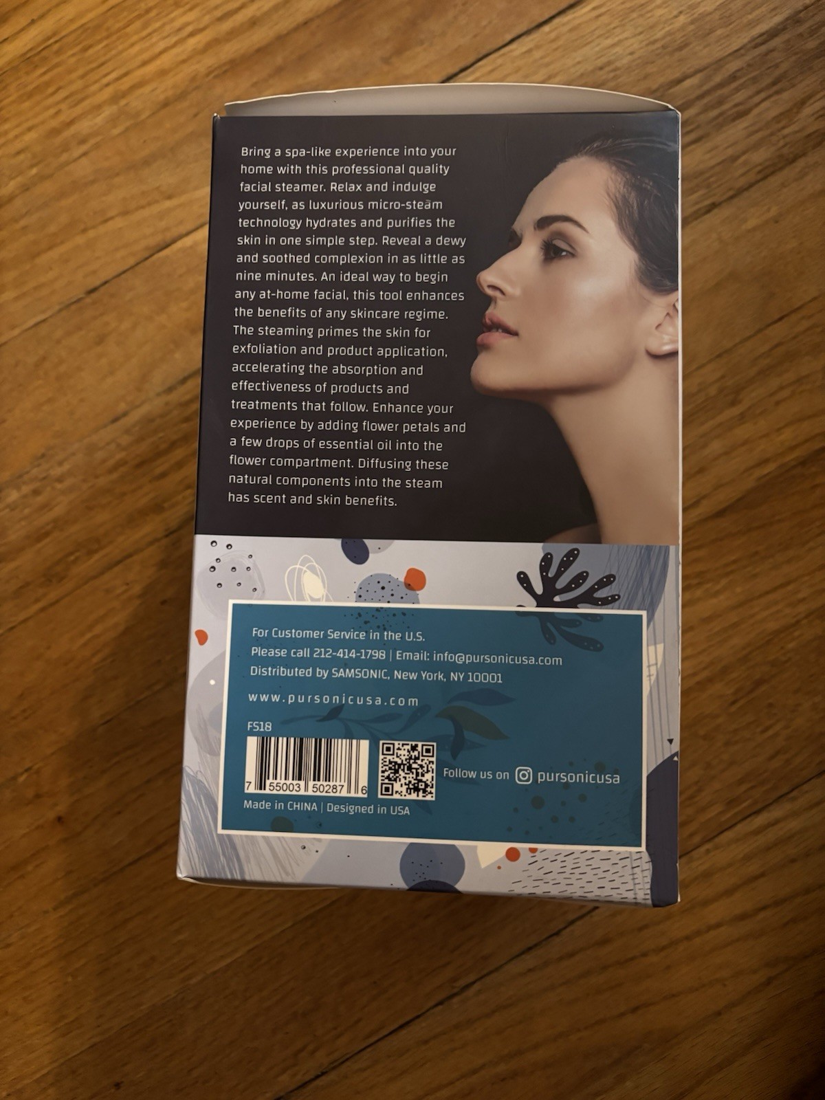 NEW Pursonic Facial Steamer – white