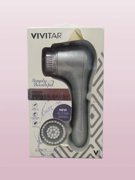 VIVITAR SIMPLY BEAUTIFUL FACIAL POWER BRUSH NEW GLITTER SERIES BOXED