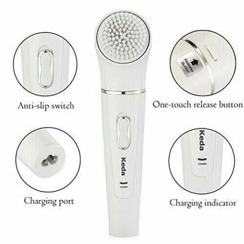 5-in-1 Facial Advanced Cleansing System Massager Epilator Shaver Callus Remover