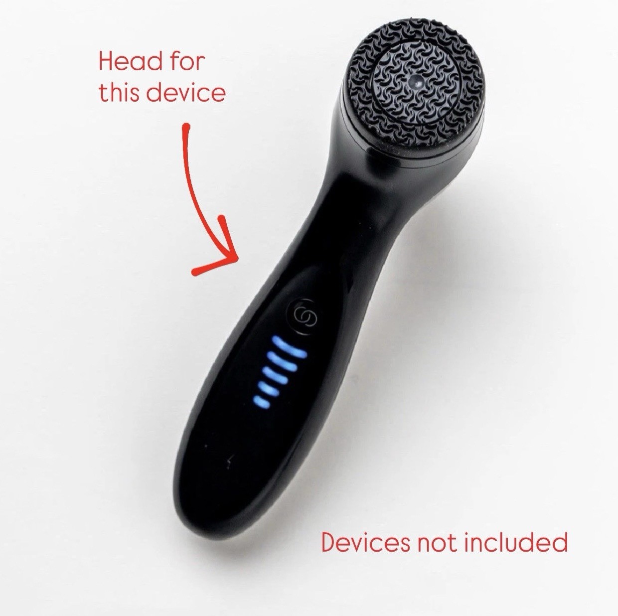 New NuSkin ageLOC LumiSpa iO iO Silicone Head Black Gentle