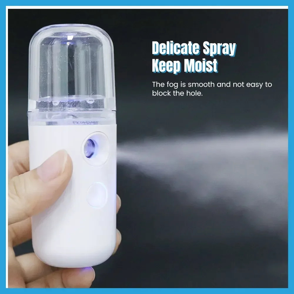 Nano Facial Steamer Facial Mister Portable Face Mister Cool Nano Mist Sprayer fo