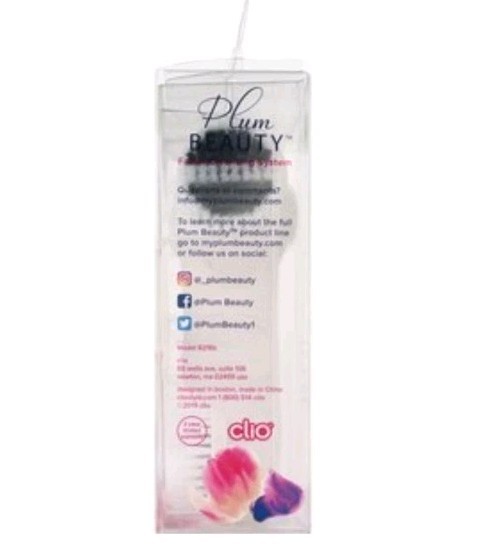 Plum Beauty Facial Cleansing System 2 Brush Heads Cleanses & Exfoliates