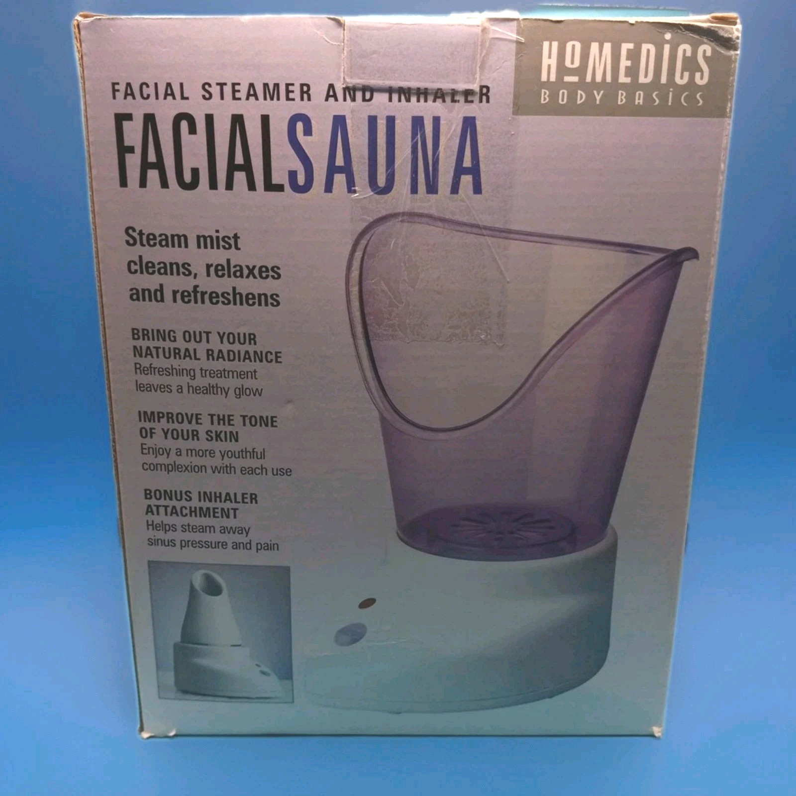 NEW Homedics FAC-1 Body Basics Facial Sauna Steamer Inhaler Sinus Skin Care