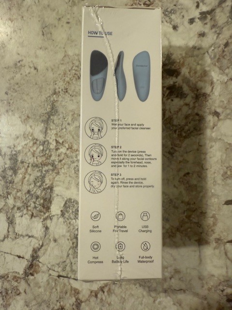 Dermalactives PureSkin Cleansing Brush MSRP $130 NIB