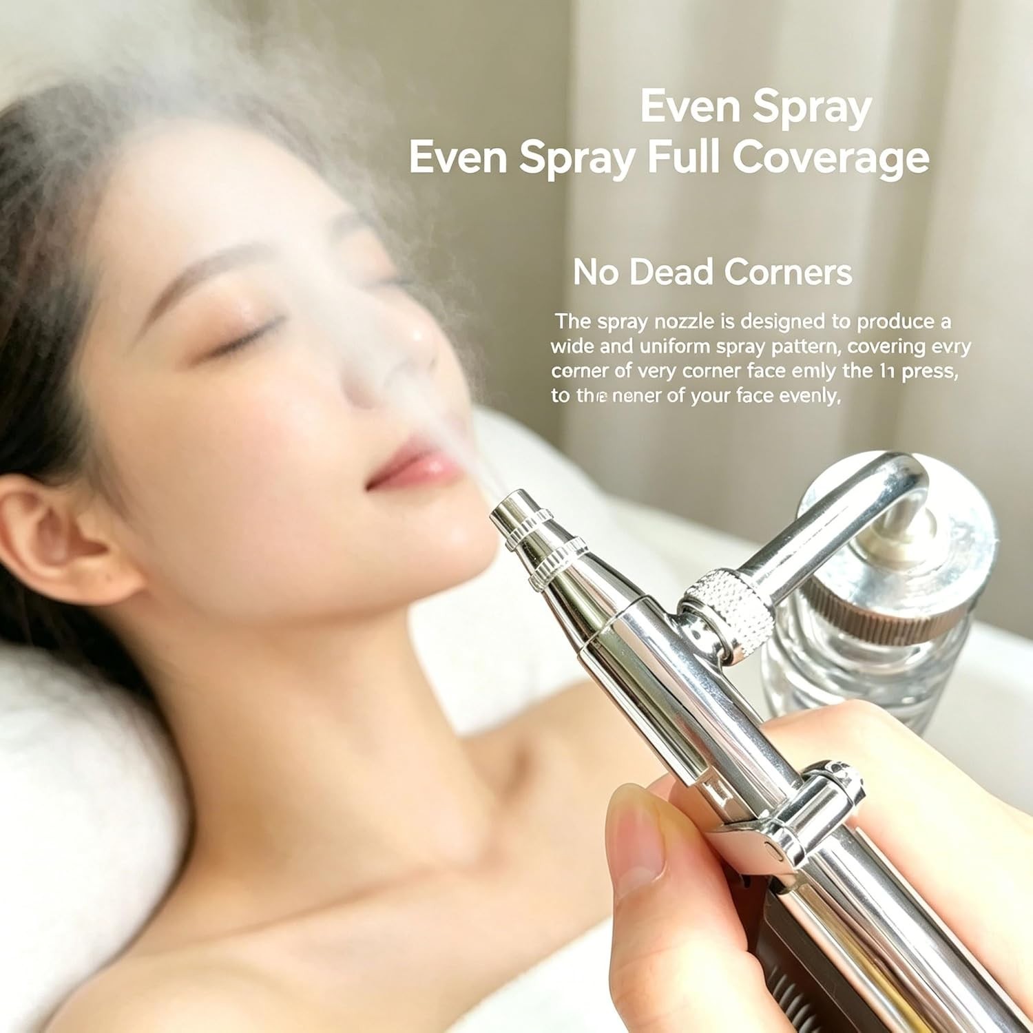 Facial Oxygen Injector Spray Gun Deep Moisturizing Skin Rejuvenation, Atomizatio