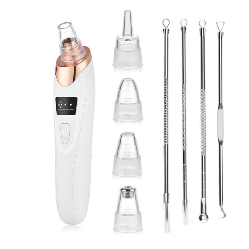 Pore Vacuum Blackhead Remover Facial Suction Blackheads Black Spots Removal Deep
